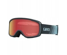 Gogle žieminiai GIRO ROAM DARK SHARK LIGHT STREAKER (szyba AMBER SCARLET 19-42% S2 + Geltonas 77% S1) (NEW 2024/2025)