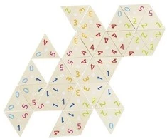 Goki Mediniai Domino matematiniai trikampiai (246774)
