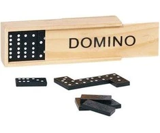 Goki Domino žaidimas medinėje dėžutėje (28 detalės)
