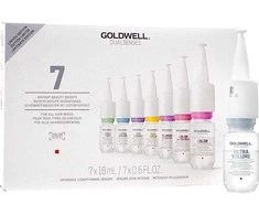 „Goldwell Dualsenses Instant Beauty Boosts“ plaukų serumo drėkinimui rinkinys, 7 vnt., 18 ml