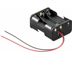 Goobay 81216, AA, Akrilnitrilo butadieno stirenas (ABS), Juodas, 0,15 m, 1 vnt., RoHS