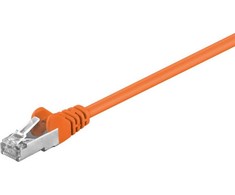 Goobay 95209 kabelis sieciowy Oranžinė 0,25 m Cat5e SF/UTP (S-FTP)