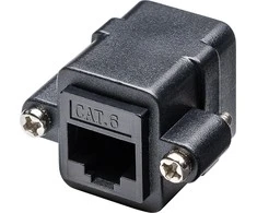 RJ45 CAT6 kabelio jungtis BARREL lizdas Goobay
