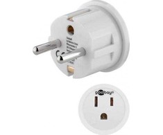 „Goobay“ adapterių tinklas JAV/Japonija, balta (RB45351)