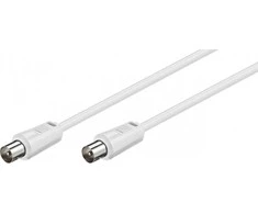 Goobay antenos kabelis 2,5 m baltas (68147)