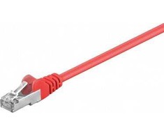 Wentronic „Goobay CAT 5e“ jungties kabelis, SF/UTP, raudonas – laido ilgis 20 m