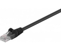 Goobay CAT 5e Jungties laidas, U/UTP, juodas - Laido ilgis 1,5 m