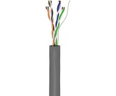 Wentronic Goobay CAT 5e tinklo kabelis, U/UTP, pilkas – Kabelio ilgis 100 m