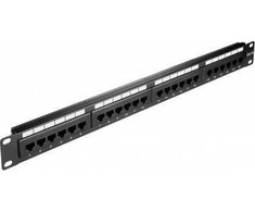 Wentronic Goobay CAT 5e jungiamoji panelė, 19 colių (48,3 cm), 24 prievadai - UTP ekranavimo klasė