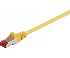 „Goobay CAT 6“ jungties kabelis, S/FTP (PiMF), geltonas – laido ilgis 7,5 m