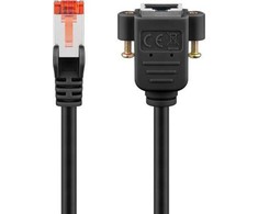 „Goobay“ CAT 6 prailginimo kabelis S/FTP (PiMF), juodas - Kabelio ilgis 3 m