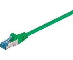 Goobay CAT 6A pataisomasis kabelis, S/FTP (PiMF), žalias, 50 m - Kabelio ilgis 50 m