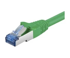 Goobay CAT 6A S/FTP LAN Patchcord kabelis žalias 0,5 m