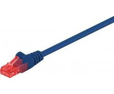 Goobay Kabelis łączący RJ-45, Cat 6 , U/UTP, mėlyna, 1.5 m (95588)