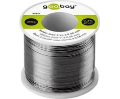 Bešvinė skarda Sidabrinis + COPPER Goobay 0,56mm 250g