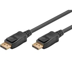 Goobay 74745, 3 m, DisplayPort, DisplayPort, Kištukas, Kištukas, 7680 x 4320 pikselių