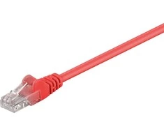 Goobay 68379 CAT 5e patch cable, U/UTP, Raudona, 5 m