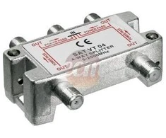 Goobay SAT signalo skaidiklis 1x F / 4x F 5-2500MHz (67003)