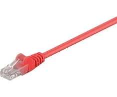 Goobay | CAT 5e jungiamasis kabelis, U/UTP, Raudona, 10 m | 68349