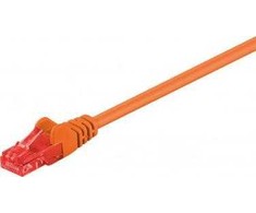 Goobay Suapvalintas suapvalintas U/UTP PatchCord Cat6. CCA. Oranžinė. 1,5 m