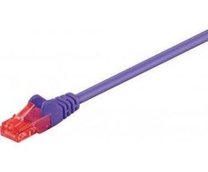 Goobay Suapvalintas suapvalintas U/UTP PatchCord Cat6. CCA. Violetinė. 2,0 m
