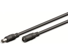 DC prailgintuvas 5.5/2.1mm - kaištis-lizdas - 10m - juodas - Goobay 71400