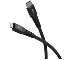 USB Goobay Lightning - USB-C laidas 0,5 m, juodas