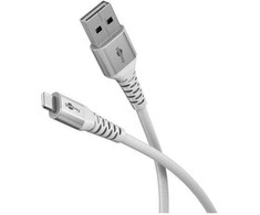 USB kabelis Goobay Lightning - USB-A 0,5 m, baltas