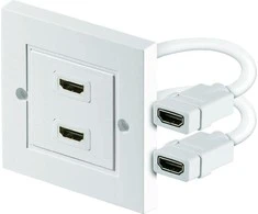 Goobay Paviršiaus lizdas 2x HDMI (51723)