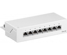 Goobay Plokų stalo skydelis STP kat.6A 8-Port 62067