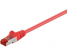 „Goobay Patchcord“, CAT6, S/FTP, 0,5 m, raudona (95467)