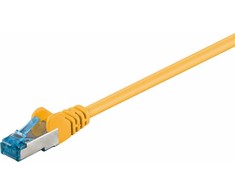 Goobay Patchcord LAN kabelis CAT 6A S/FTP geltonas 2m