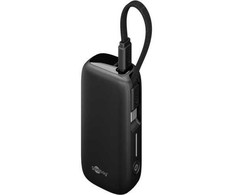 Powerbank Goobay Powerbank 5 000 mAh ze wbudowanym kablem USB-C