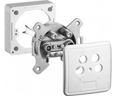Wentronic Goobay Rinkinys poczwórnego gniazda antenowego (RB67089)