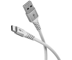 USB kabelis Goobay USB-C - USB-A 3 m, baltas (74532)