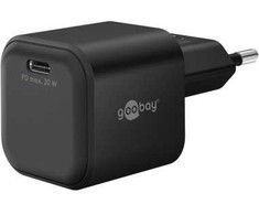 Įkroviklis Goobay Szybka kroviklis USB-C PD GaN Nano (20 W) juoda