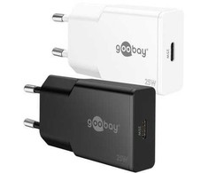 Goobay USB-C™ PD GaN plonas greitasis įkroviklis (25 W)