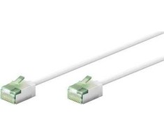Wentronic „Goobay“ itin lankstus CAT 8.1 jungiamasis kabelis, plonas, U/FTP, baltas - Kabelio ilgis 5 m