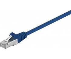 „Goobay Wentronic Goobay CAT 5e“ jungiamasis kabelis, F/UTP, mėlynas, 15 m - CCA vario mišinys (50862)
