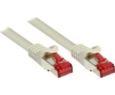 Good Connections Geri ryšiai RNS Komutacinis kabelis su Rastnasenschutz, kat. 6, S/FTP, PiMF, PVC, 250MHz, pilka, 7,5m, Geri ryšiai (8060-075)