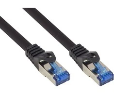 Good Connections Geras ryšys RNS ® pataisų kabelis Smart FLEX, CAT .6 A, S/FTP, PiMF, be halogenų, 500 MHz, juoda, 5 m, geras ryšys ® (8060-SF050S)