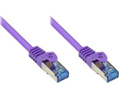 Good Connections Geri ryšiai Geri ryšiai Cat.6A jungiamasis kabelis S/FTP HF violetinis 3m