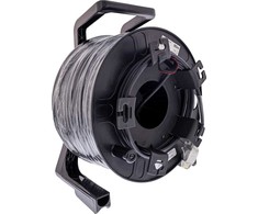 Good Connections InLine® Tinklo kabelio ritė IP67 Outdoor PUR Harting, Cat.6A S/FTP, 90m