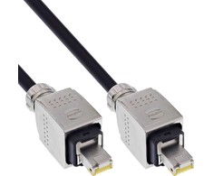 Good Connections InLine® Tinklo kabelio ritė IP67 Outdoor PUR Harting, Cat.6A S/FTP, 90m