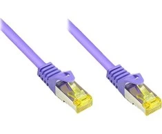 „Good Connections“ jungiamasis kabelis su 7 kat. S/FTP 0,5 m violetiniu dangteliu
