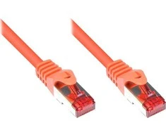Good Connections Geri ryšiai RNS Komutacinis kabelis su Rastnasenschutz, kat. 6, S/FTP, PiMF, PVC, 250MHz, oranžinis, 1,5m, geros jungtys (8060-015O)