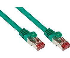 Good Connections RNS Komutacinis kabelis with Rastnasenschutz, Cat. 6, S/FTP, PiMF, PVC, 250MHz, žalias, 50m, Good Connections (8060- 500G)