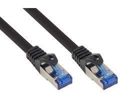 Good Connections RNS® Patch cable Smart FLEX, Cat.6A, S / FTP, PiMF, halogen free, 500MHz, juodas, 2m, Good Connections® (8060-SF020S)