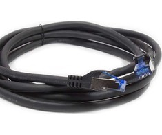 Good Connections RNS® Patch cable Smart FLEX, Cat.6A, S / FTP, PiMF, halogen free, 500MHz, juodas, 2m, Good Connections® (8060-SF020S)