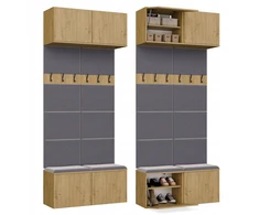 Top E Shop HAGA II 2W Wardrobe – Artisan Oak